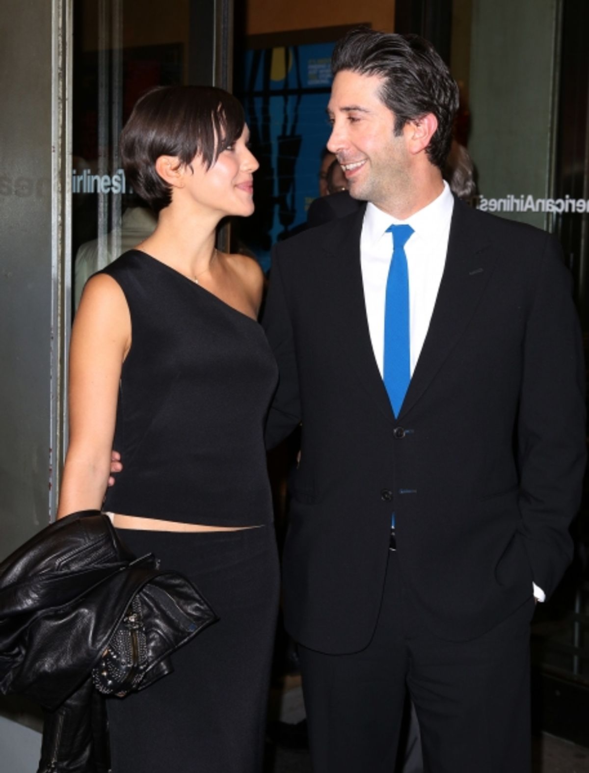 Zoe Buckman & David Schwimmer at 