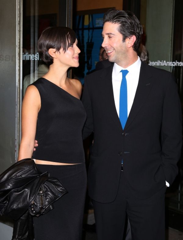 Zoe Buckman & David Schwimmer Photo