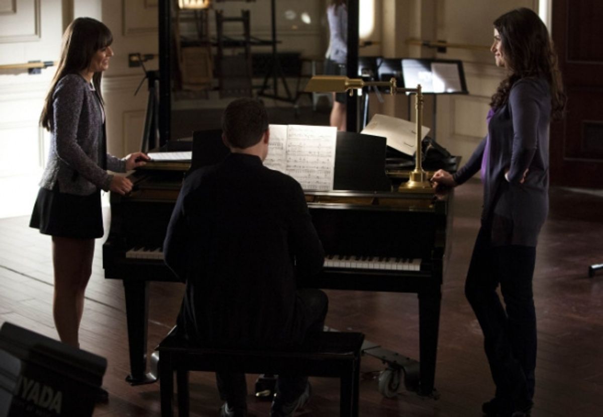 Lea Michele, Idina Menzel at 