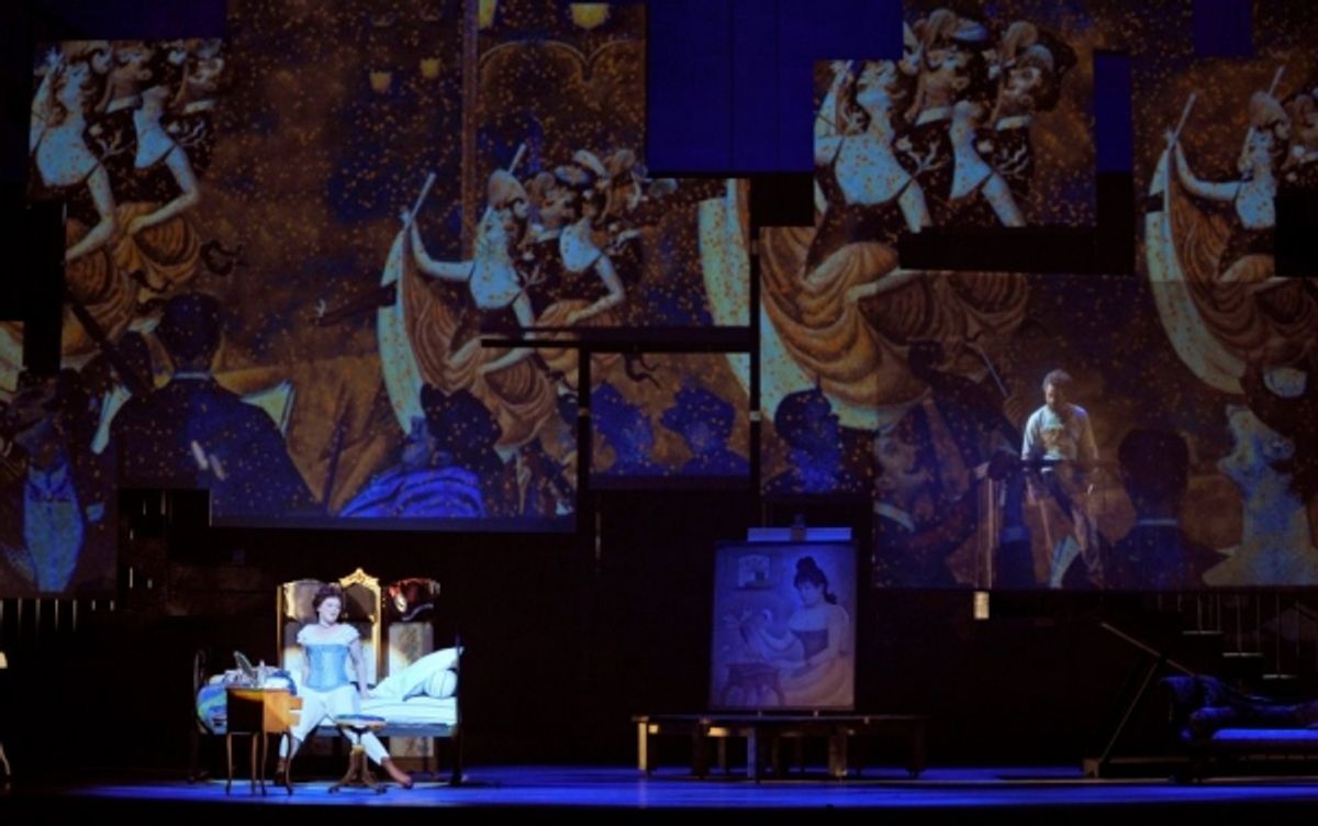 Sophie-Louise Dann and Julian Ovenden at 