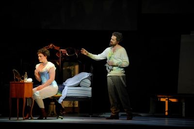 Sophie-Louise Dann and Julian Ovenden Photo