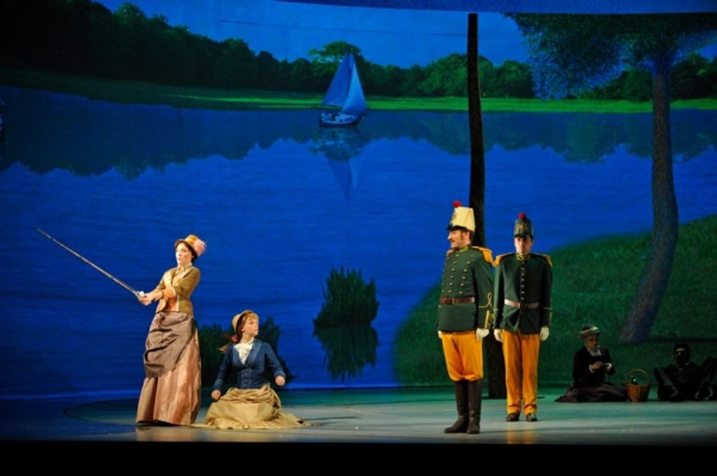 Photo Flash: First Look at Julian Ovenden, Sophie-Louise Dann and More in SUNDAY IN THE PARK WITH GEORGE  Image