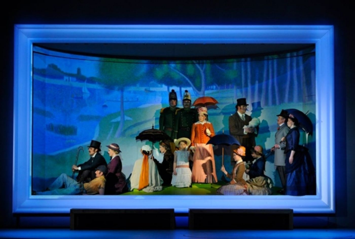 Photo Flash: First Look at Julian Ovenden, Sophie-Louise Dann and More in SUNDAY IN THE PARK WITH GEORGE  Image