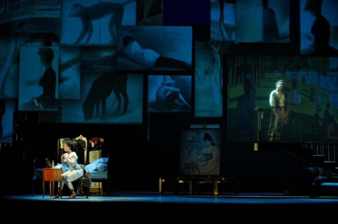 Photo Flash: First Look at Julian Ovenden, Sophie-Louise Dann and More in SUNDAY IN THE PARK WITH GEORGE  Image