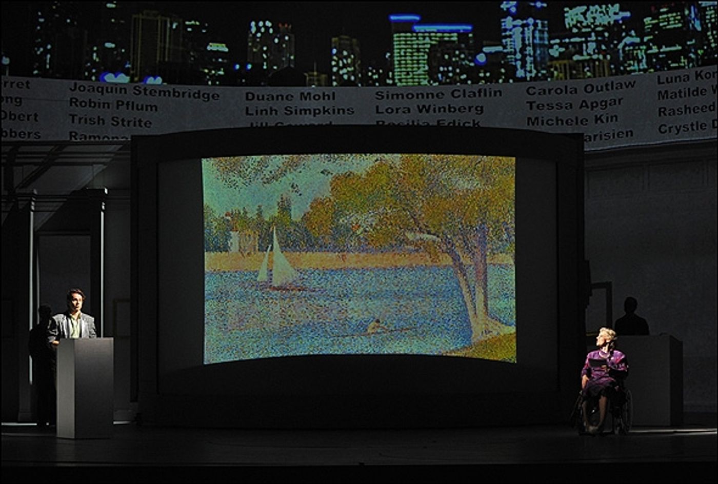 Photo Flash: First Look at Julian Ovenden, Sophie-Louise Dann and More in SUNDAY IN THE PARK WITH GEORGE  Image