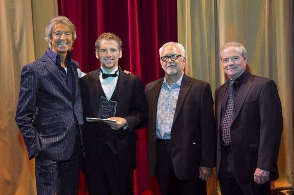 Tommy Tune, Best Featured Performer Winner Stephan Lewis, TUTS' Artisitc Director Bru Photo