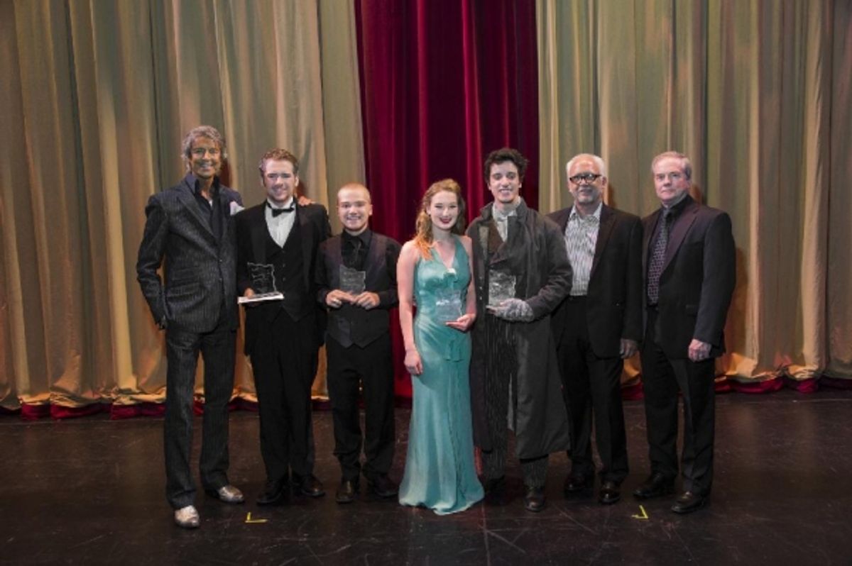 Tommy Tune, Stephan Lewis, Nathan Agnew, Allison Anderson, Winner Ryne Nardecchia, Bruce Lumpkin at 