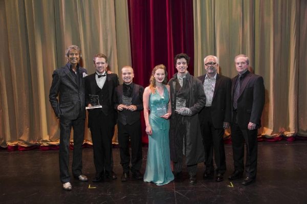 Tommy Tune, Stephan Lewis, Nathan Agnew, Allison Anderson, Winner Ryne Nardecchia, Br Photo