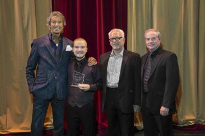 Tommy Tune, Nathan Agnew, Bruce Lumpkin, John C. Breckenridge. Photo