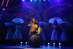 Melody Butiu, Ruthie Ann Miles and the cast of Here Lies LovE @ BroadwayWorld Melody Butiu, Ruthie Ann Miles and the cast of Here Lies LovE Photo