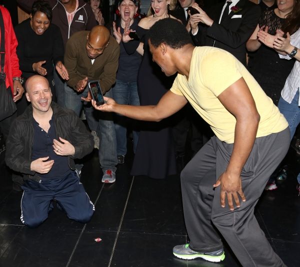 Michael Arnold with Brandon Victor Dixon, Patricia Wilcox & Company   Photo