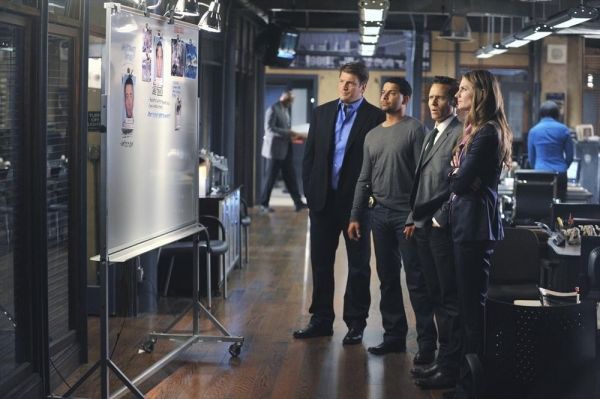 Nathan Fillion, Jon Huertas, Seamus Dever, Stana Katic Photo