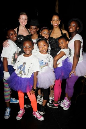Performers from 'Uniquely Made' of Children's Aid Society with Rockettes Tara Dunleav Photo