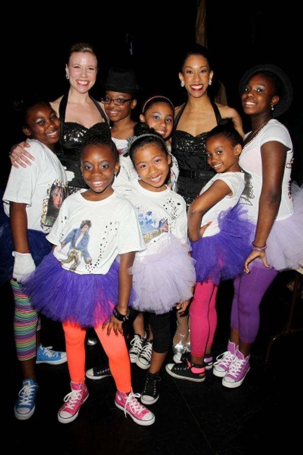 Performers from 'Uniquely Made' of Children's Aid Society with Rockettes Tara Dunleav Photo