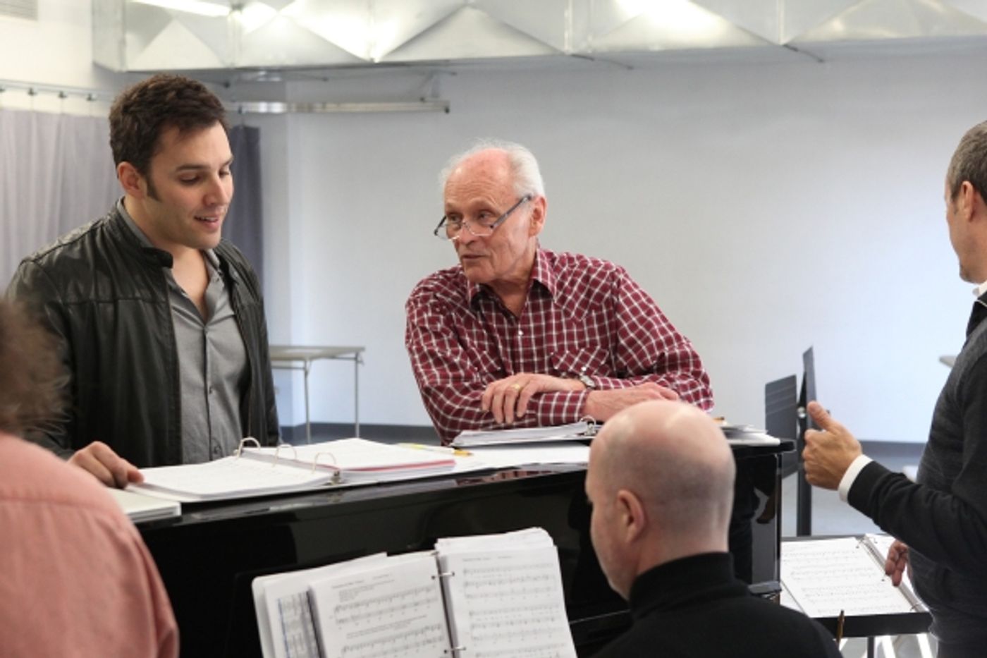 Photo Flash: In Rehearsal with Marc Kudisch and the Cast of SOMEWHERE IN TIME!  Image