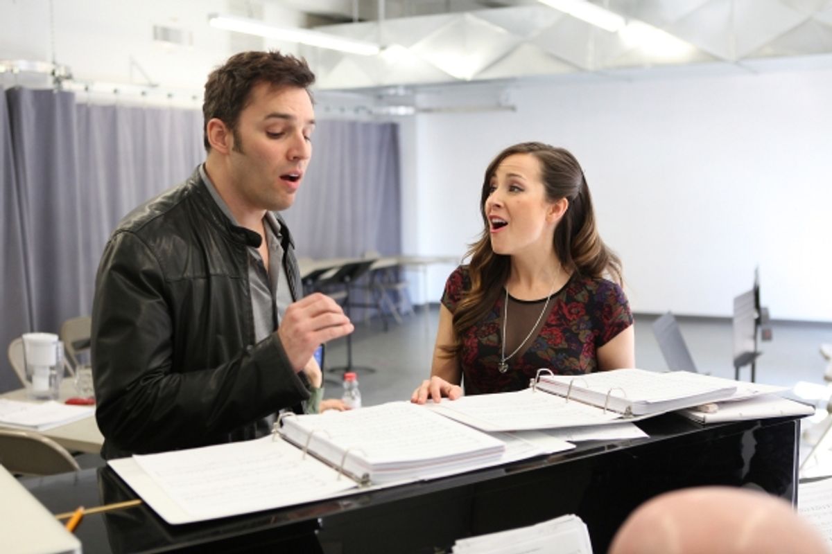 Ryan Silverman and Hannah Elless at 