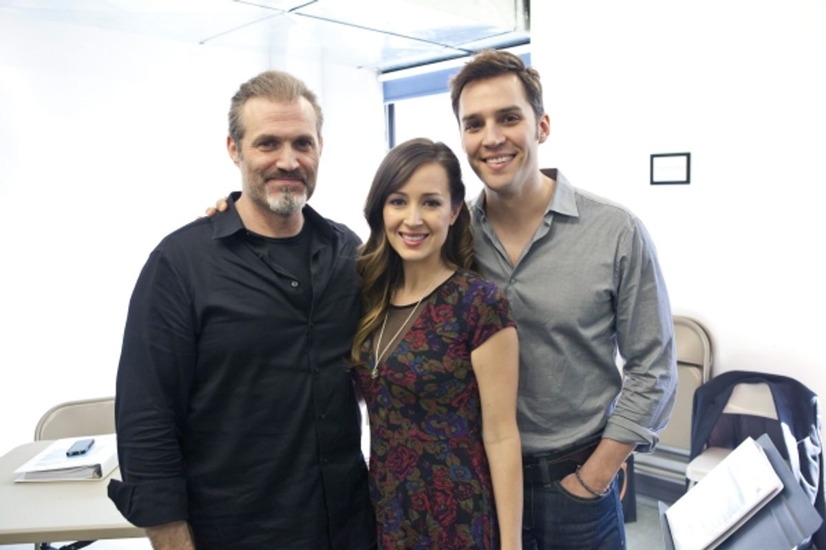 Marc Kudisch, Hannah Elless and Ryan Silverman at 