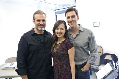 Marc Kudisch, Hannah Elless and Ryan Silverman Photo