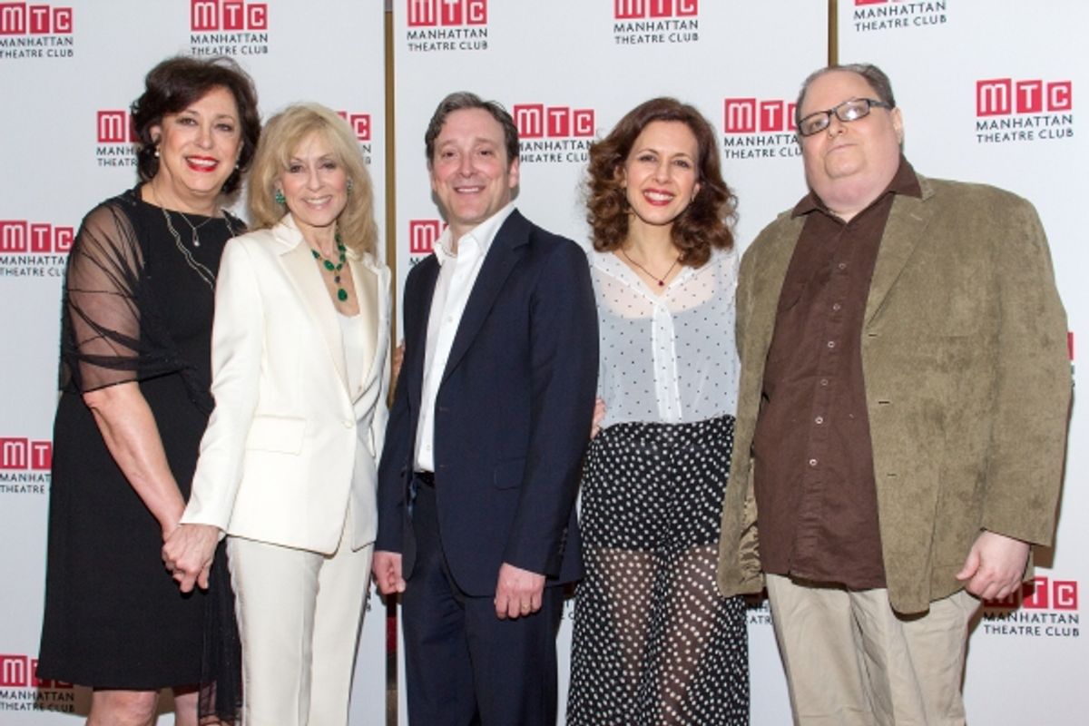 Lynne Meadow, Judith Light, Jeremy Shamos, Jessica Hecht, Richard Greenberg at 
