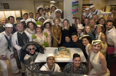 Kathleen Marshall and the cast of Anything Goes Photo