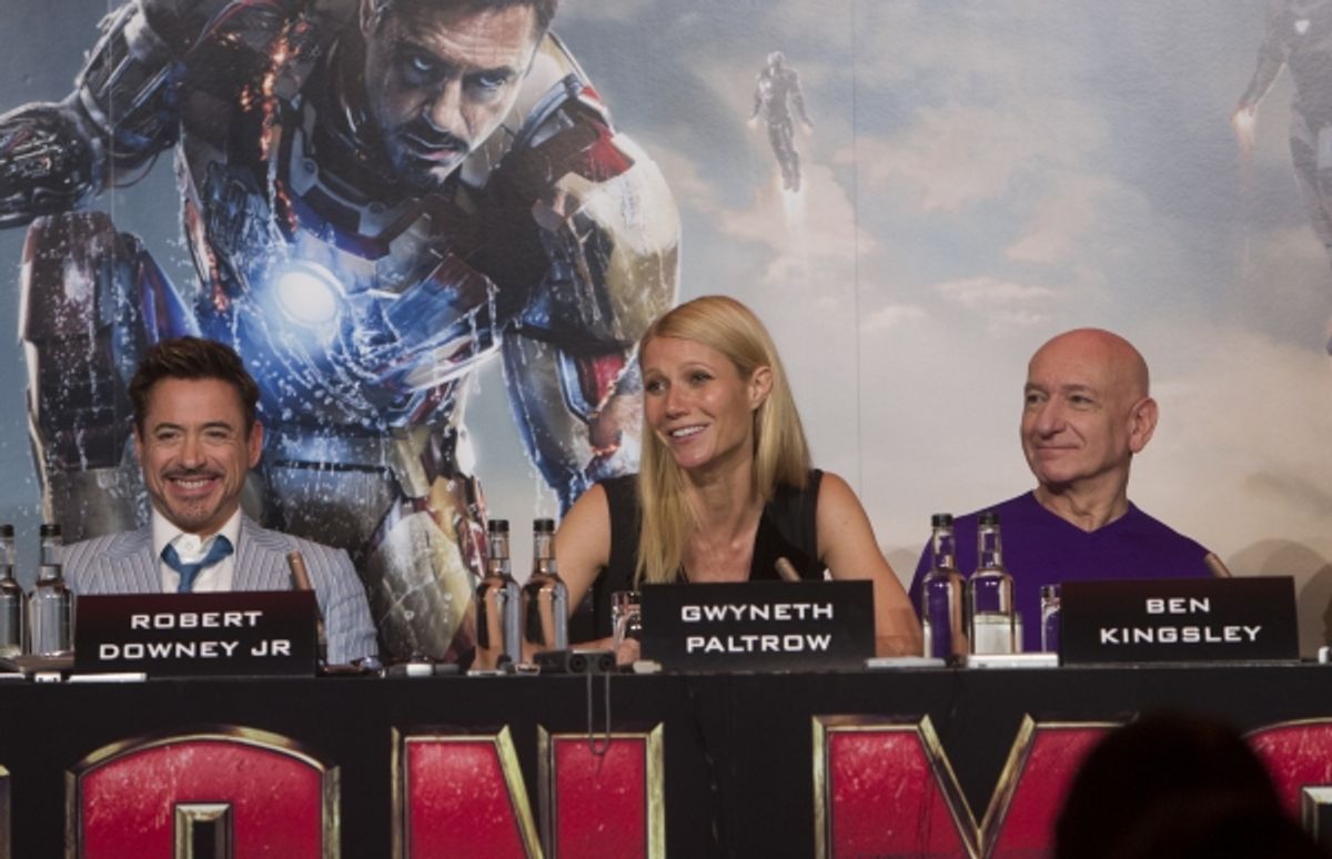 Robert Downey Jr., Gwyneth Paltrow, Ben Kingsley