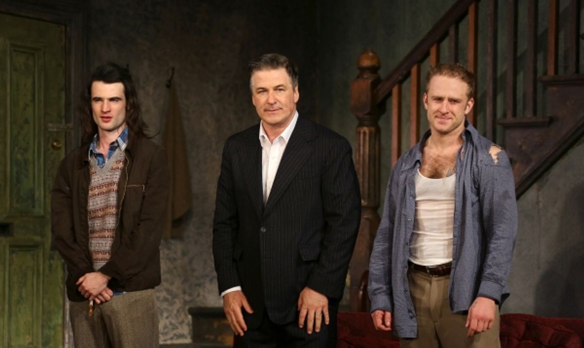 Tom Sturridge, Alec Baldwin & Ben Foster  at 