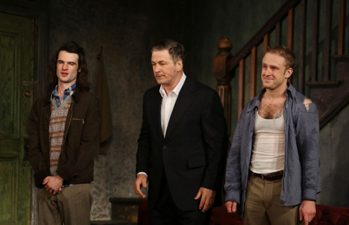 Tom Sturridge, Alec Baldwin & Ben Foster  at 