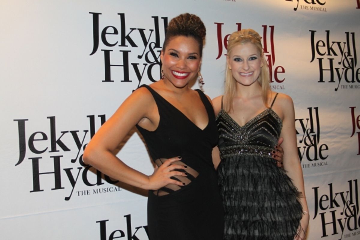 Emmy Raver-Lampman and Dana Costello at 