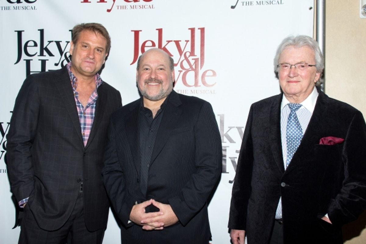Jeff Calhoun, Frank Wildhorn, Leslie Bricusse at 