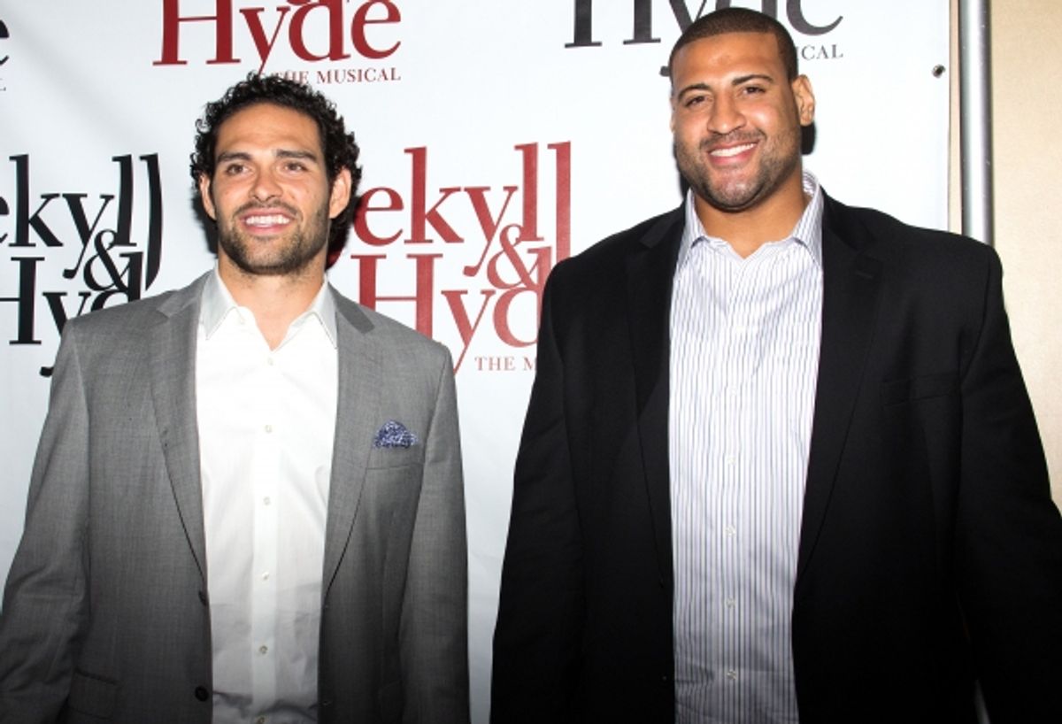 Mark Sanchez, Austin Howard at 