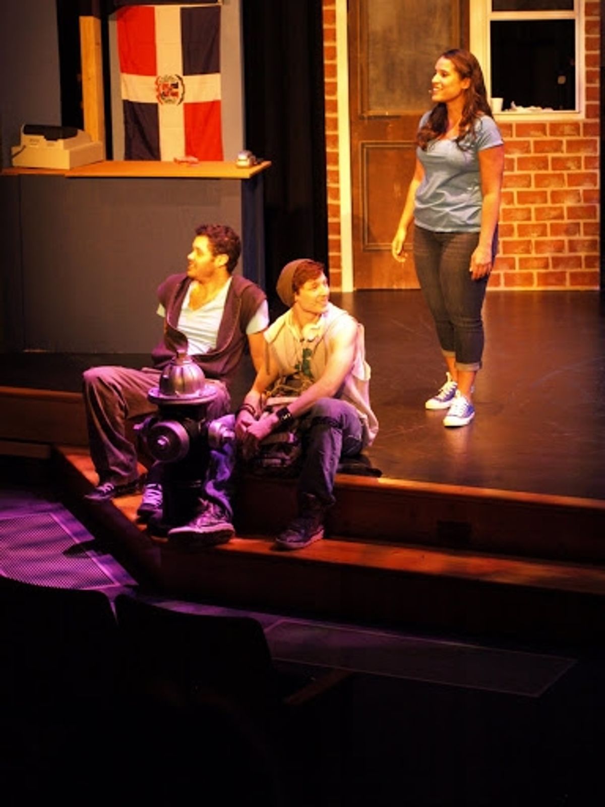 Gina Naomi Baez, Hector Flores, and Danilo Barbieri at 