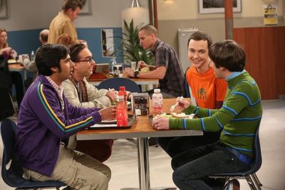 Kunal Nayyar, Johnny Galecki, Jim Parsons, Simon Helberg Photo