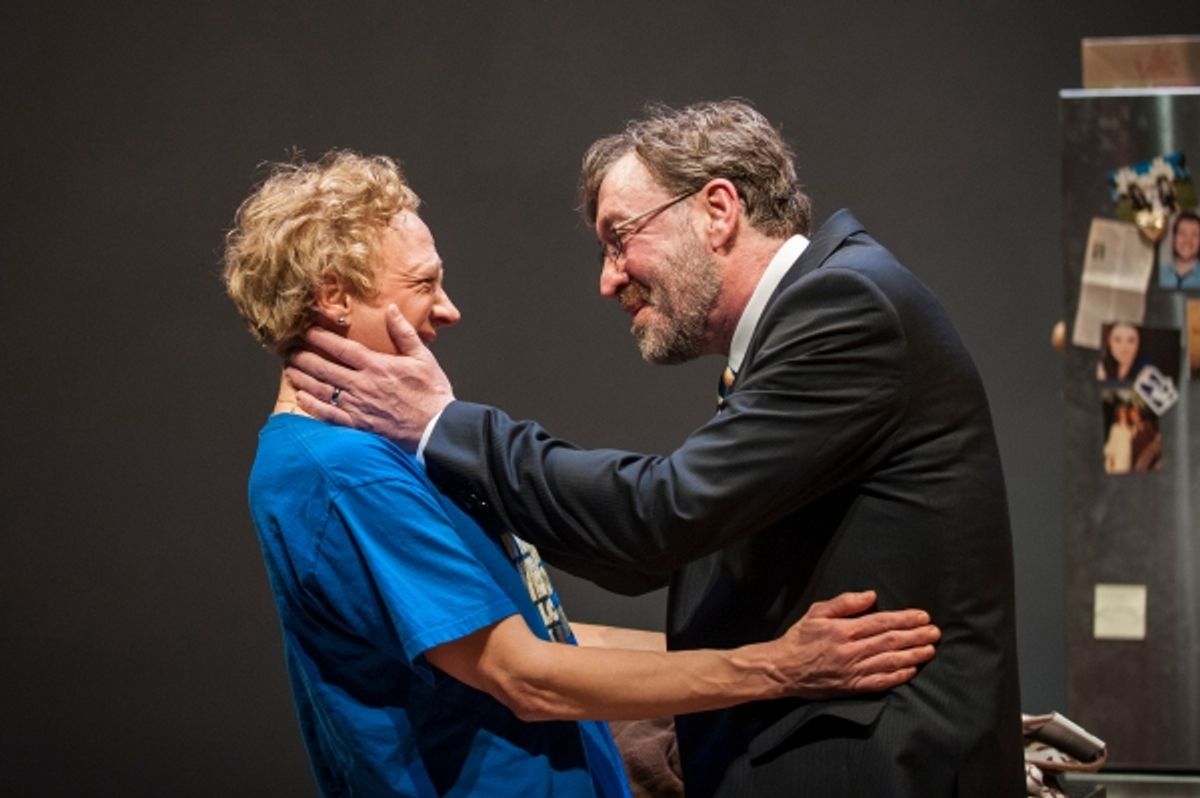 Eva Barr (Alice) and Christopher Donahue (John) at 