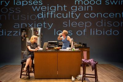 Mariann Mayberry (Herself) and Eva Barr (Alice) Photo