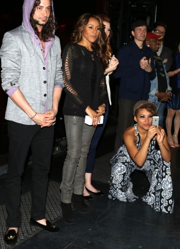 Constantine Maroulis, Deborah Cox & Emmy Raver-Lampman  Photo
