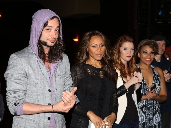 Constantine Maroulis, Deborah Cox, Courtney Markowitz & Emmy Raver-Lampman  Photo