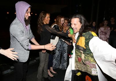 Jason Wooten with Constantine Maroulis, Deborah Cox, Courtney Markowitz & Emmy Raver- Photo