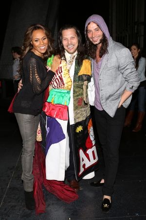 Deborah Cox, Jason Wooten with Constantine Maroulis @ BroadwayWorld Deborah Cox, Jason Wooten with Constantine Maroulis Photo