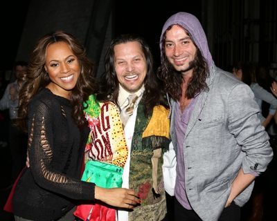 Deborah Cox, Jason Wooten with Constantine Maroulis Photo