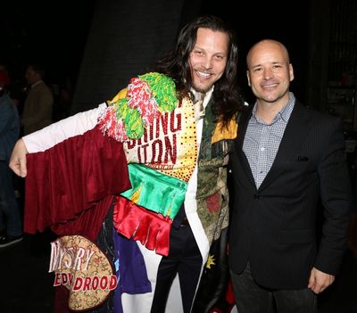 Jason Wooten & Michael Arnold (recipient for ''MOTOWN The Musical'')  Photo