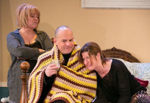 Paige Larson as Mary, Kurt Brighton as Mike &amp; Lisa DeCaro as Teresa Photo