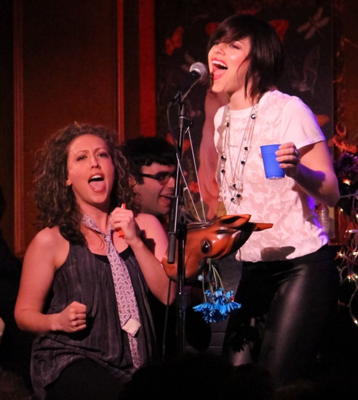 MK Lawson and Krysta Rodriguez at 