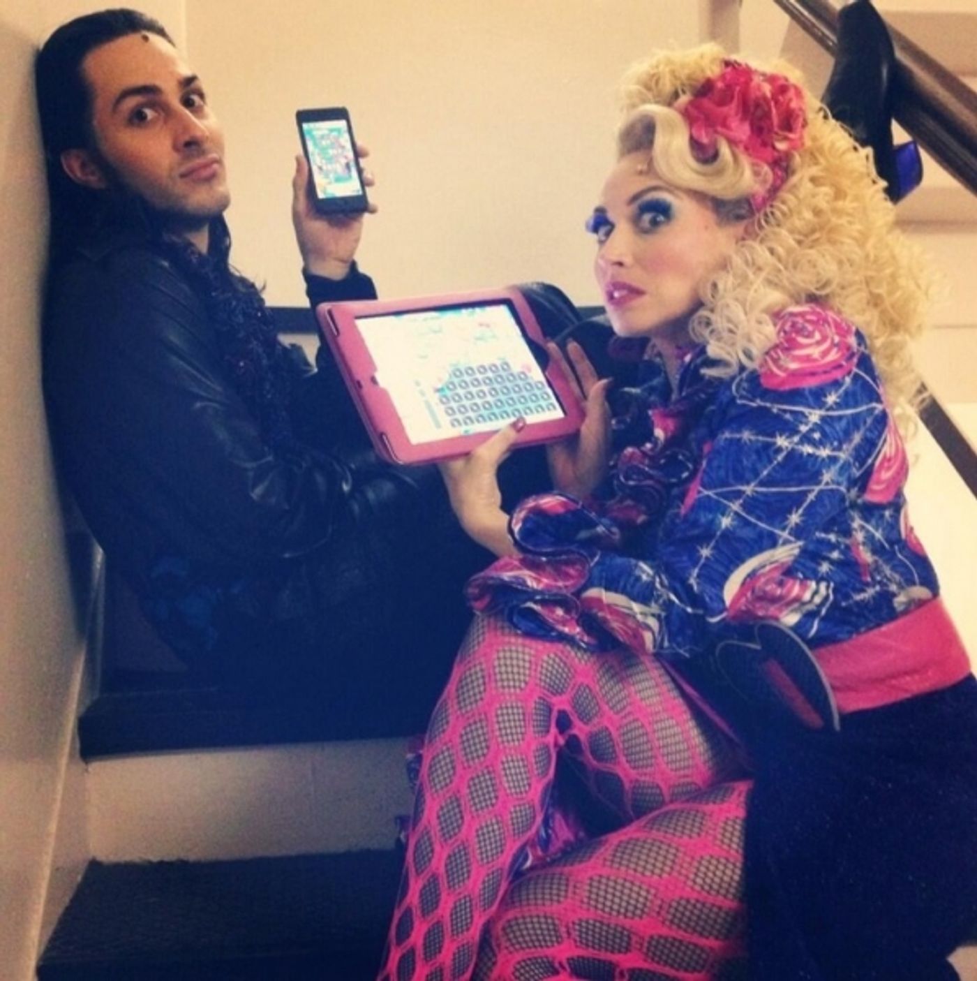 Photo Flash: Saturday Intermission Pics, April 20, Part 2 - NEWSIES, ONCE Send More Love to Boston & First SIP from Paper Mill's 'MODERN MILLIE'!  Image