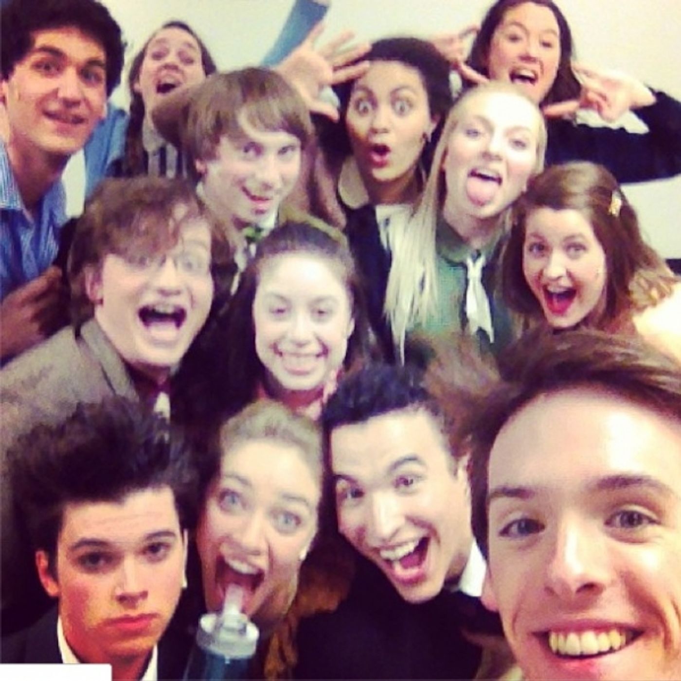 Photo Flash: Saturday Intermission Pics, April 20, Part 2 - NEWSIES, ONCE Send More Love to Boston & First SIP from Paper Mill's 'MODERN MILLIE'!  Image