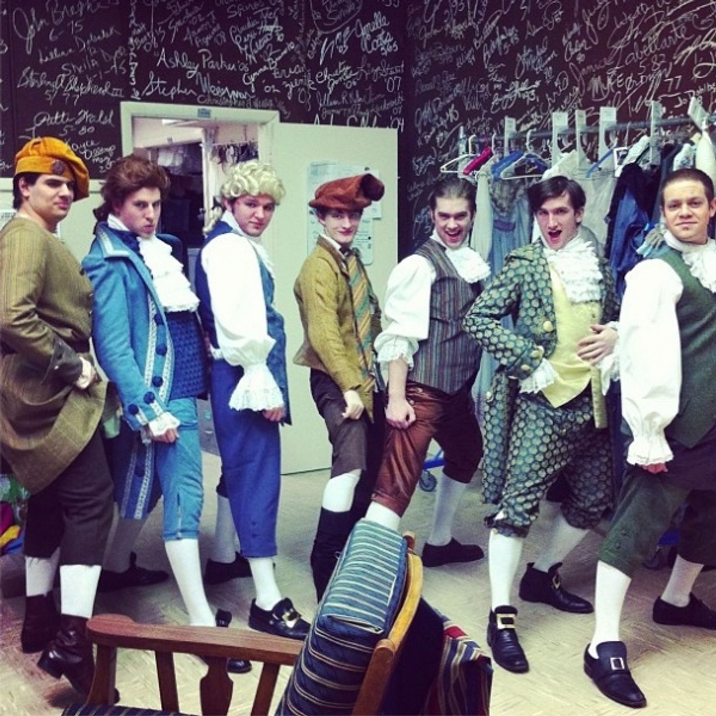 Photo Flash: Saturday Intermission Pics, April 20, Part 2 - NEWSIES, ONCE Send More Love to Boston & First SIP from Paper Mill's 'MODERN MILLIE'!  Image