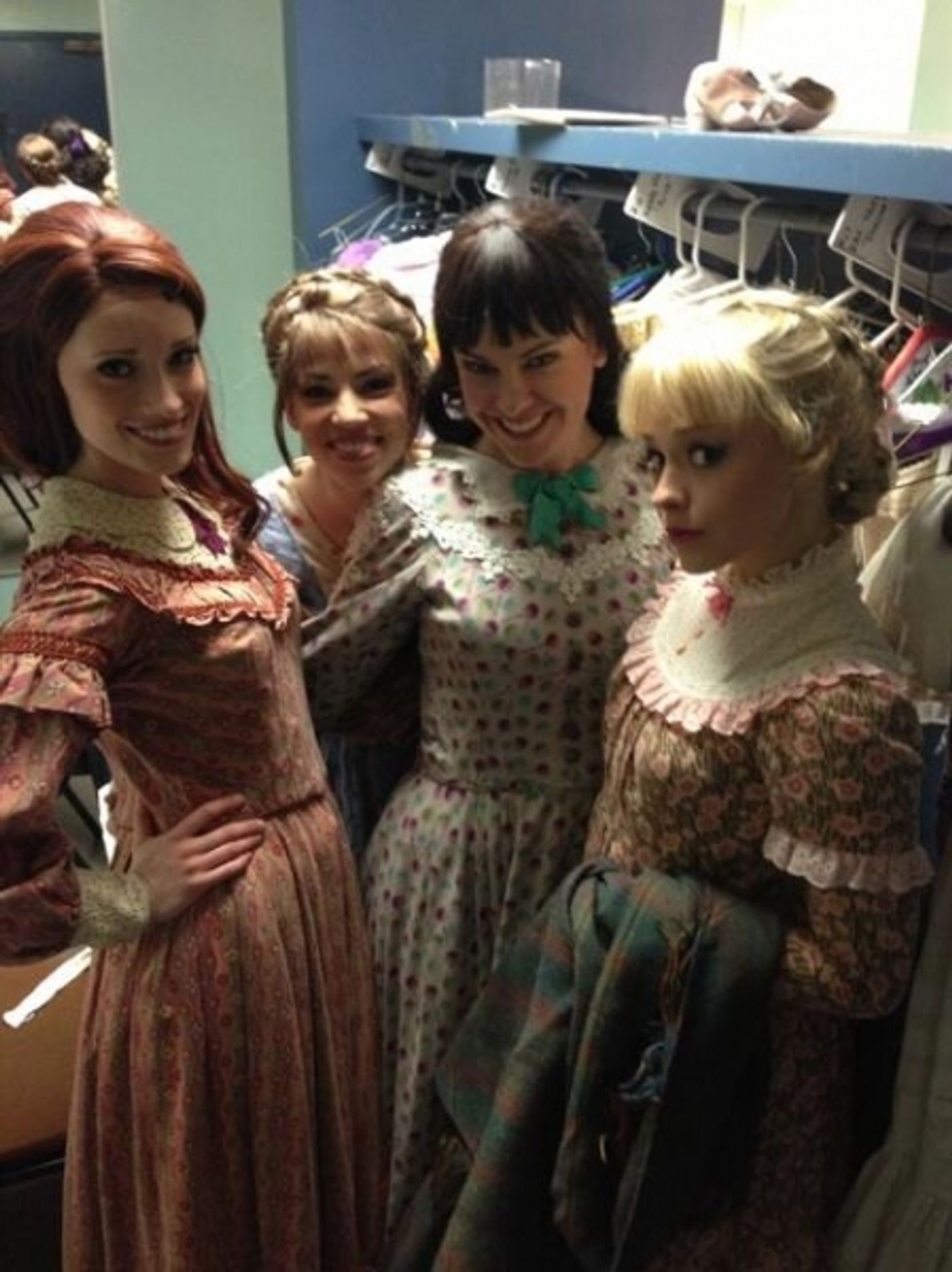 Photo Flash: Saturday Intermission Pics, April 20, Part 2 - NEWSIES, ONCE Send More Love to Boston & First SIP from Paper Mill's 'MODERN MILLIE'!  Image