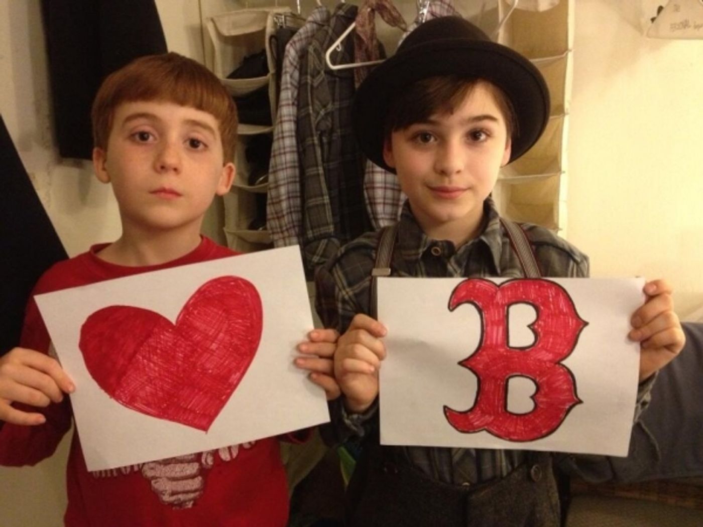 Photo Flash: Saturday Intermission Pics, April 20, Part 2 - NEWSIES, ONCE Send More Love to Boston & First SIP from Paper Mill's 'MODERN MILLIE'!  Image