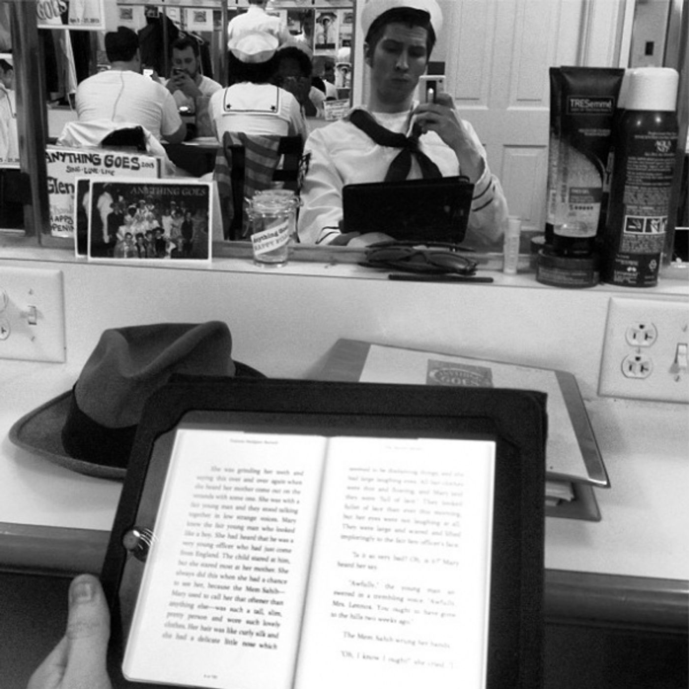 Photo Flash: Saturday Intermission Pics, April 20, Part 2 - NEWSIES, ONCE Send More Love to Boston & First SIP from Paper Mill's 'MODERN MILLIE'!  Image