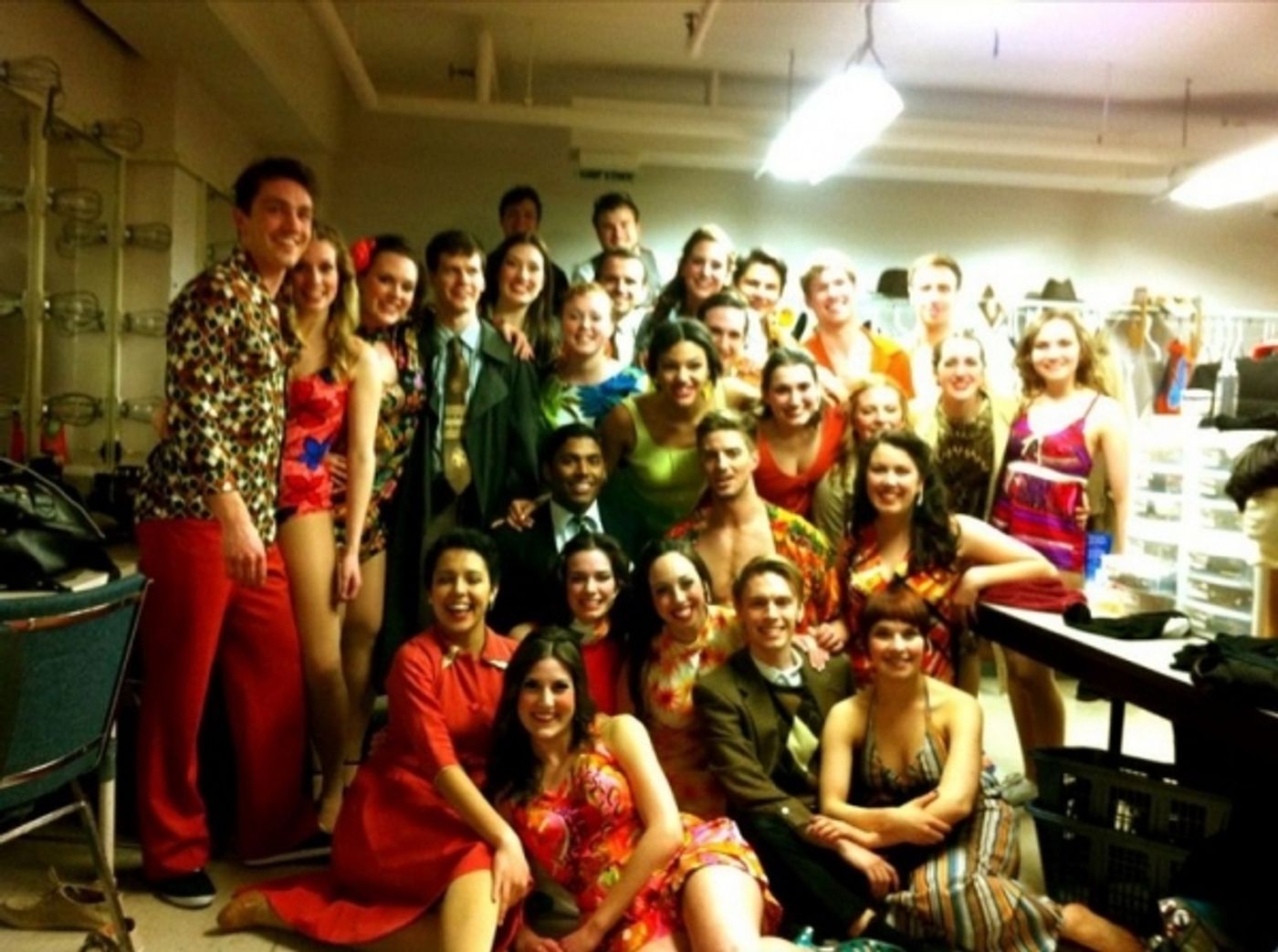 Photo Flash: Saturday Intermission Pics, April 20, Part 2 - NEWSIES, ONCE Send More Love to Boston & First SIP from Paper Mill's 'MODERN MILLIE'!  Image