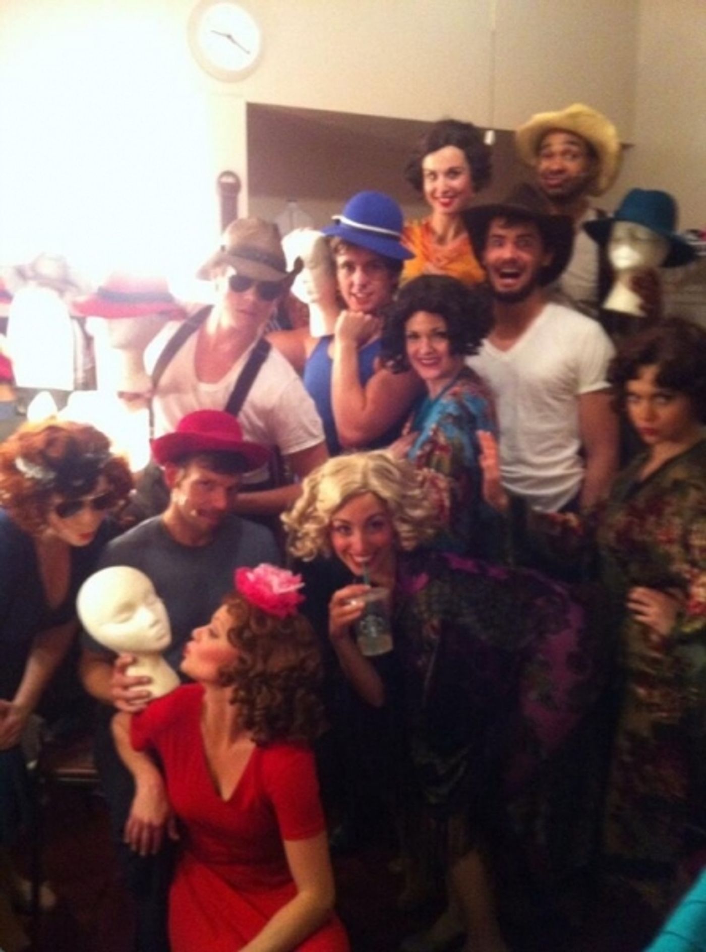 Photo Flash: Saturday Intermission Pics, April 20, Part 2 - NEWSIES, ONCE Send More Love to Boston & First SIP from Paper Mill's 'MODERN MILLIE'!  Image